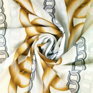 Crêpe georgette chaînes (Gil Santucci)