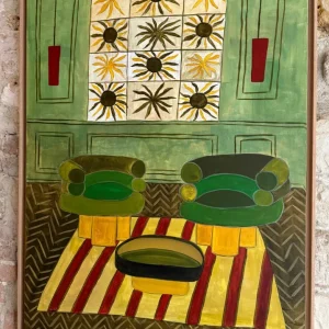 Toile Tableau "Quelque part en Sicile" 120x94 cm