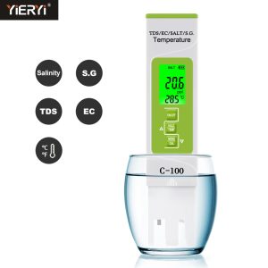 C-100 Testeur Numérique 5-en-1 de Qualité de l’Eau Maroc