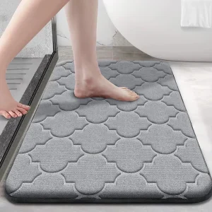 Tapis de bain mousse à mémoire de forme – Confort moelleux