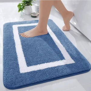 Tapis de bain absorbant épais – Douceur peluche antidérapante