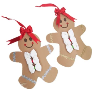 Barrettes bonhomme pain d&rsquo;épice