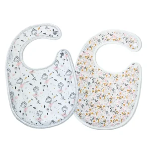 Lot bavoirs Danseuses Silver