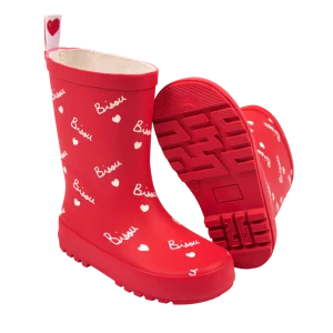 Bottes de pluie Bisous - Mathilde Cabanas