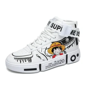 Chaussures Basket Anime One Piece Luffy