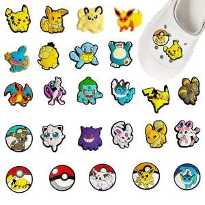 Clips pour chaussures Pokemon