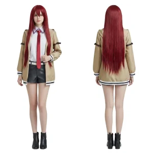 Costume Cosplay Anime Kurisu Makise