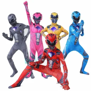 Costume super-héros Power Rangers Enfant