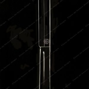 Exceptionnel couteau à découper en cristal de Baccarat,époque art déco.