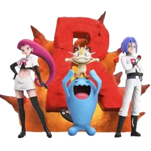 Decoration avec 4 Figurines Pokemon