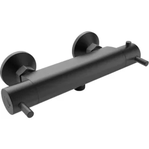 EMKE F02 thermostatique de douche, robinet de salle de bain avec bouton de sécurité 40°C, Chrome