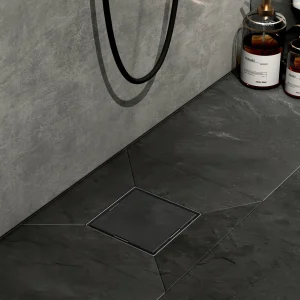 EMKE FD3 Kit complet de caniveau de douche carré en acier inoxydable