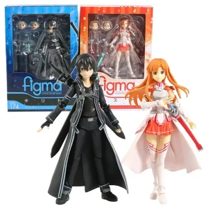 Figurines Sword Art Online Kirito Kazuto et Asuna