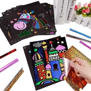 Jeu éducatif autocollant Paillettes