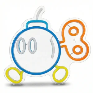 Lampe Neon Bob-omb Super Mario