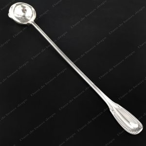 Superbe louche à crème ou à punch en argent,poinçon Minerve,orfèvre Lapparra,début XX ème.