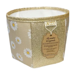 Panière hexagonale Marguerite