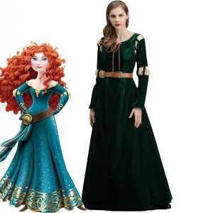 Robe princesse Disney Merida pour adultes