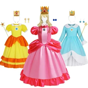 Robe Princesse Rosalina Peach Daisy