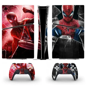 Skin PS5 Slim Digital Spiderman