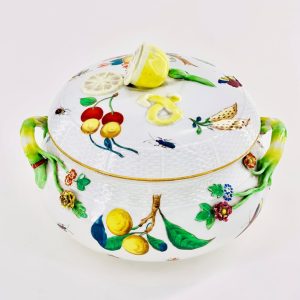 Jolie soupière en porcelaine de Herend, fin XIXème