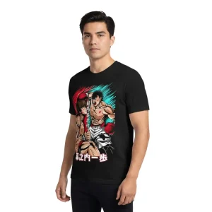 T-shirt Anime Ippo Vs Baki Boxing Gym